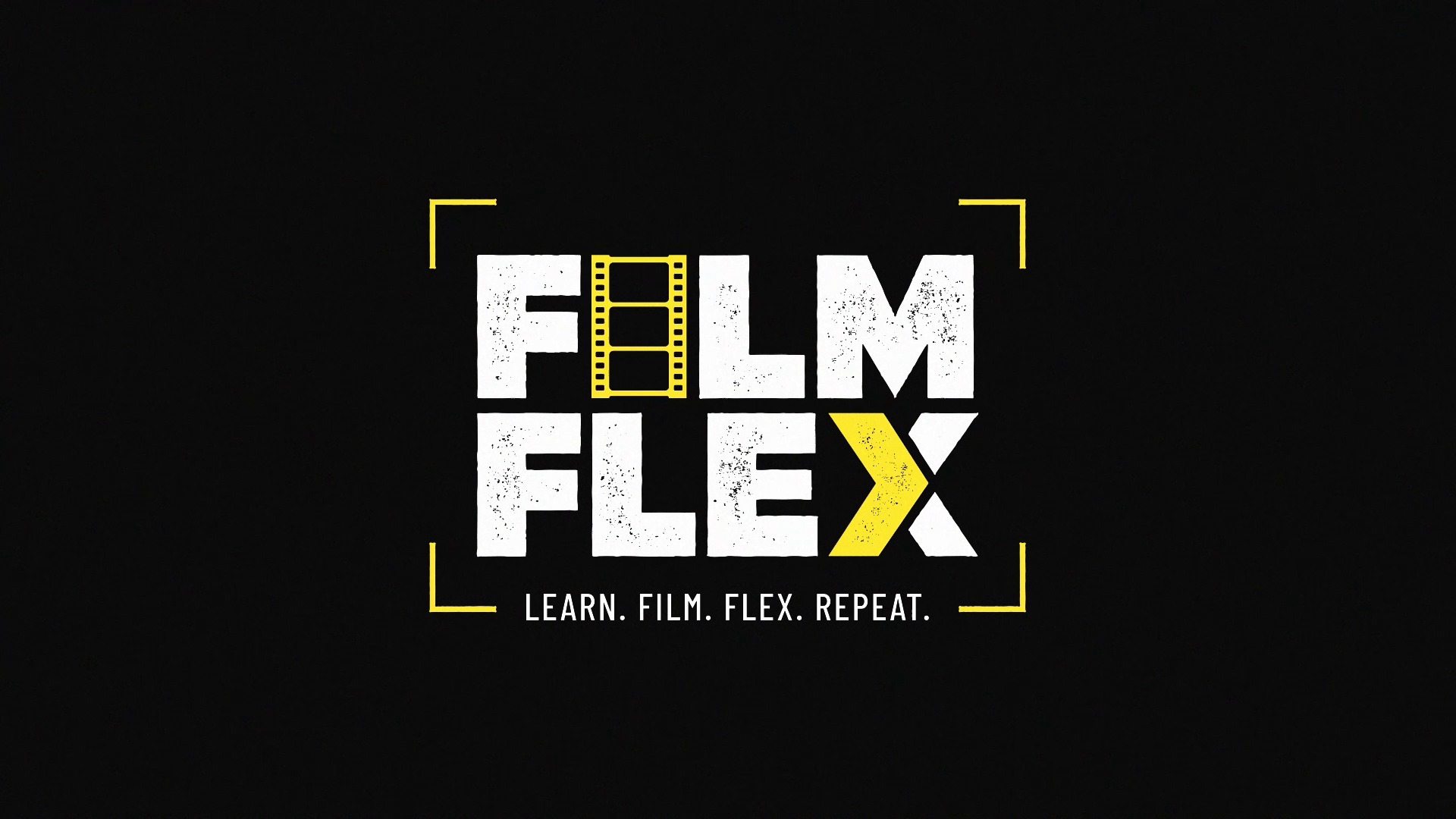 Film Flex logo: Learn. Film. Flex. Repeat.